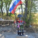 Открытие памятника 18 морским пехотинцам, погибшим во времена ВОВ.